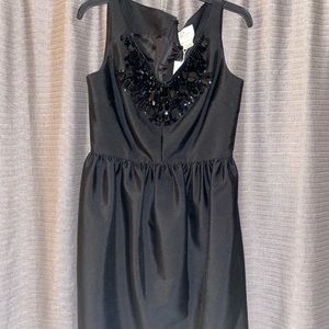 Black dress with beaded detail